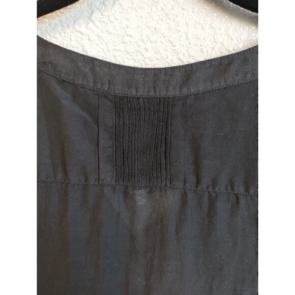 Johnny Was Black Cotton Dress Shear size Med - Picture 6 of 9